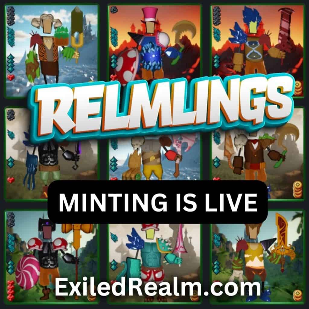 Exiled Realm, NFT Gaming, Blockchain Gaming, Digital Collectibles